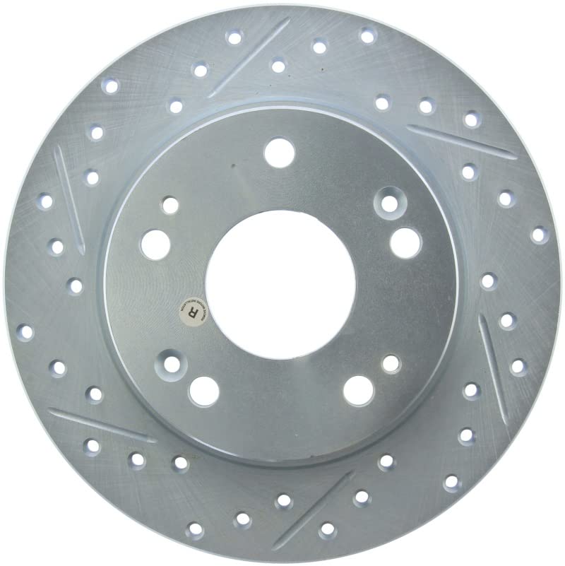Right Stoptech 227.40055R Select Sport Drilled & Slotted Rotor