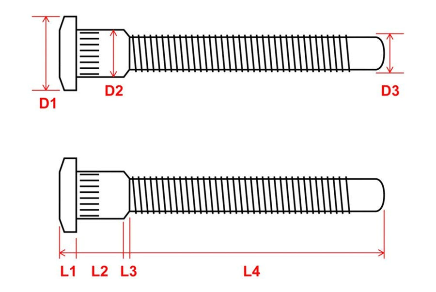 Megan Racing Extended MRS-HA-0390 Wheels Stud, 1 Pack