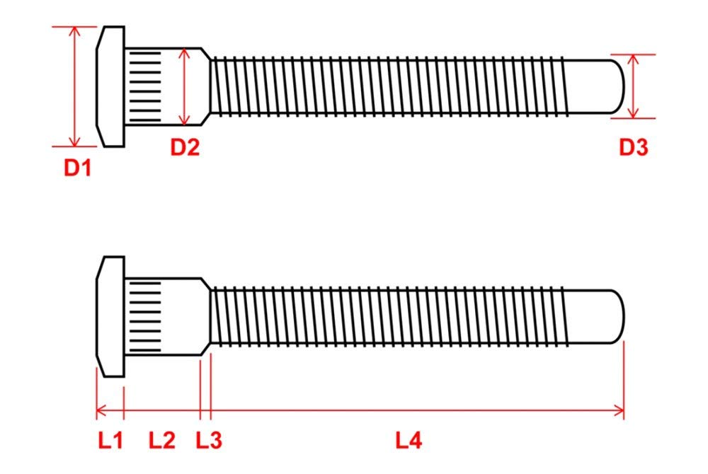 Megan Racing Extended MRS-HA-0390 Wheels Stud, 1 Pack