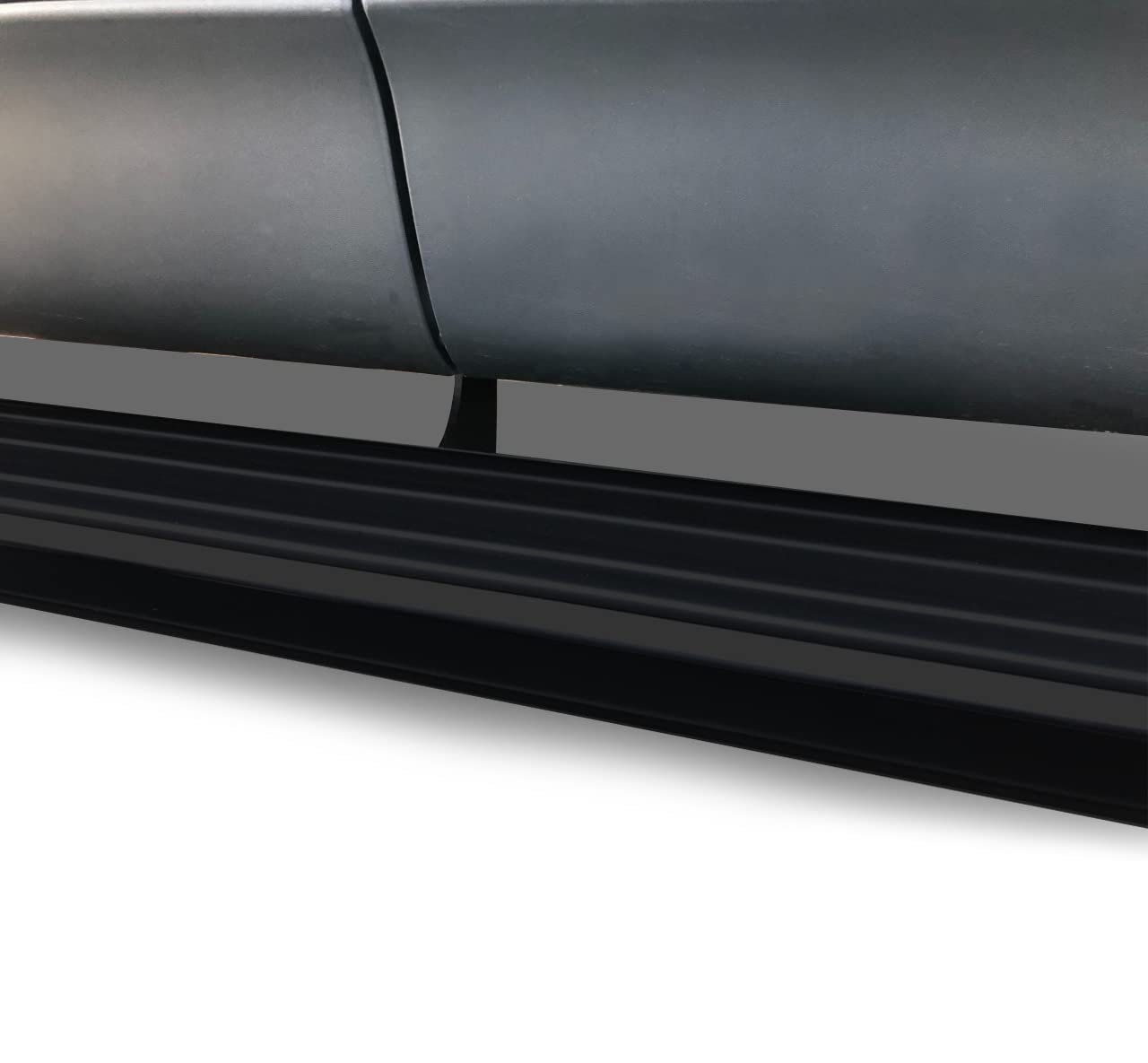 Peerless Black Horse Running Boards Black Compatible with 2020-2020 Ford Transit Connect-PR-F971BK