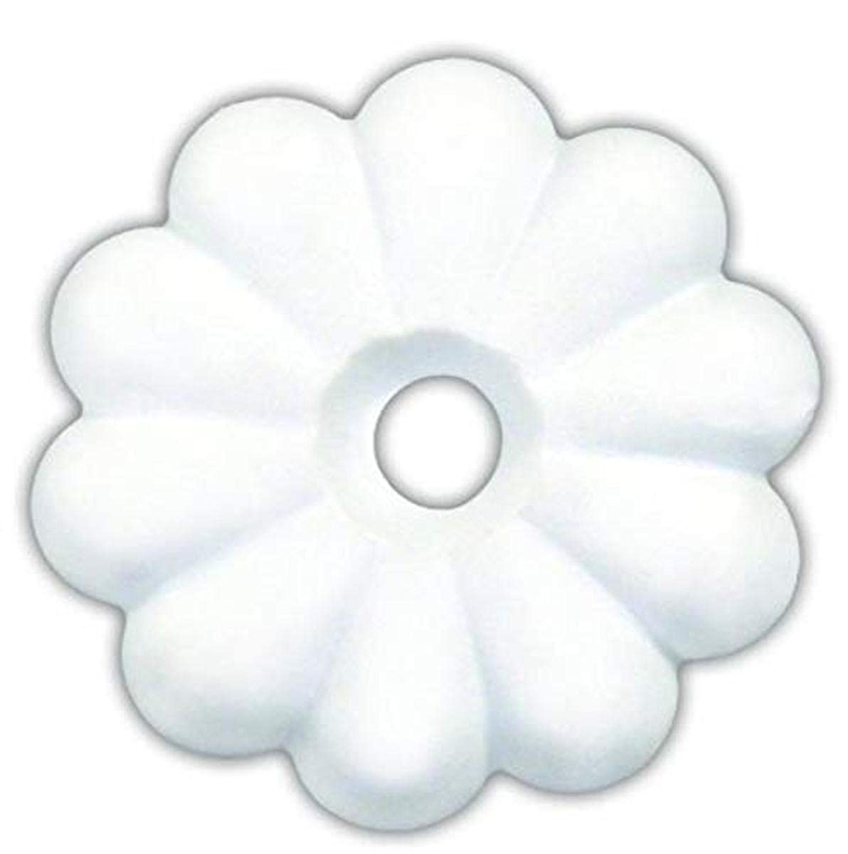 Plastic JR Products Rosette, Pack of 14 - White