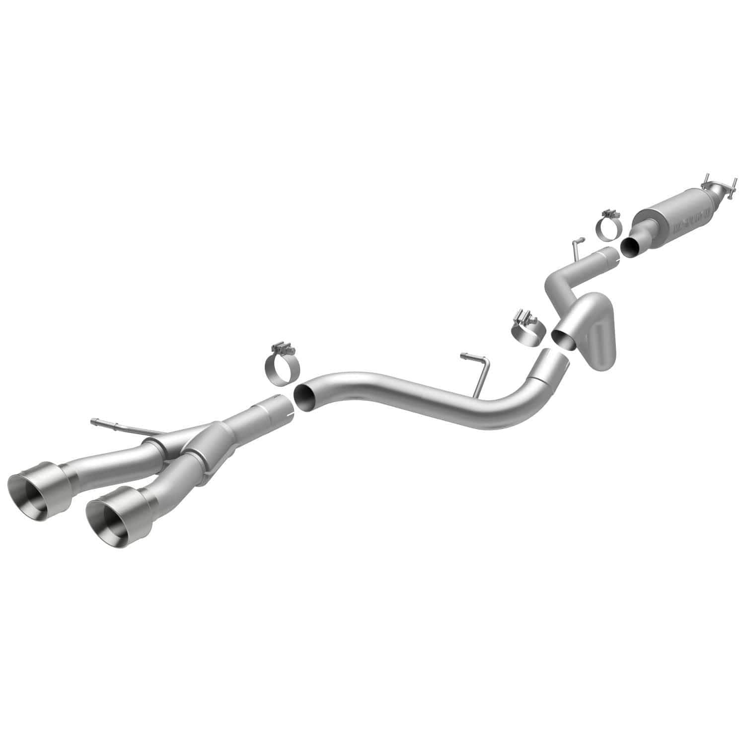 Large MagnaFlow Stainless Steel Performance Exhaust System Kit 15215