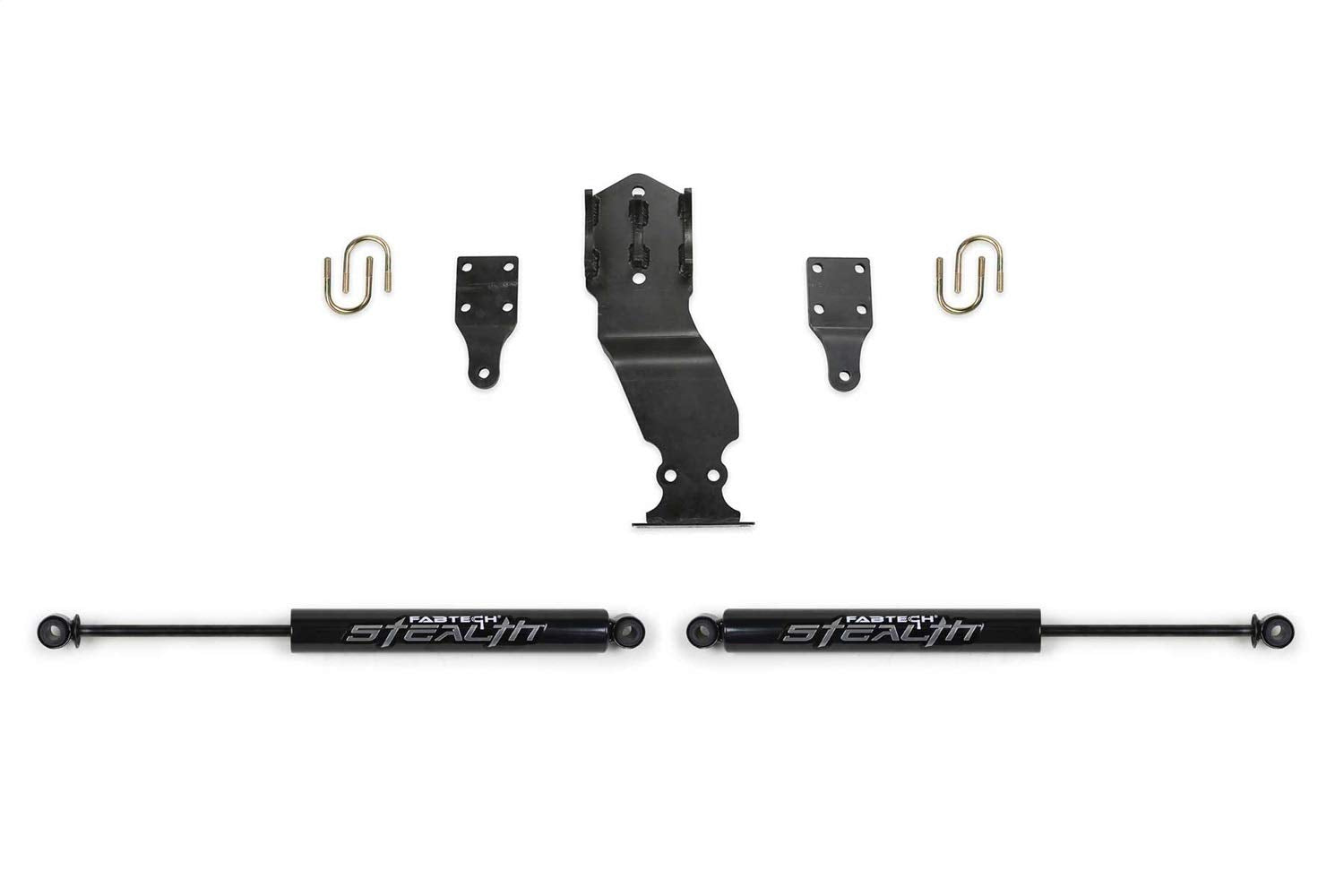 Steering Stabilizer Kit Fabtech FTS22302 Stealth Dual Steering Stabilizer Kit