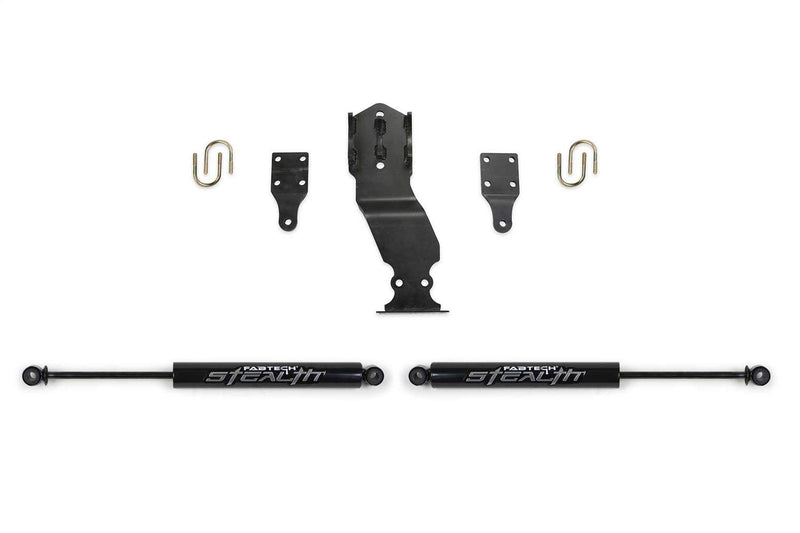 Steering Stabilizer Kit Fabtech FTS22302 Stealth Dual Steering Stabilizer Kit