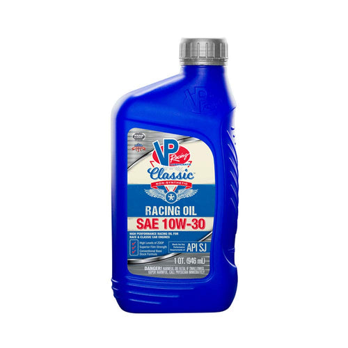 Classic VP Racing Fuels Non Synthetic Racing Oil Quart SAE 10W-30