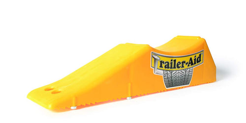Camco Trailer Aid Tandem Tire Changing Ramp with 4.5-Inch Lift, Yellow (21000)