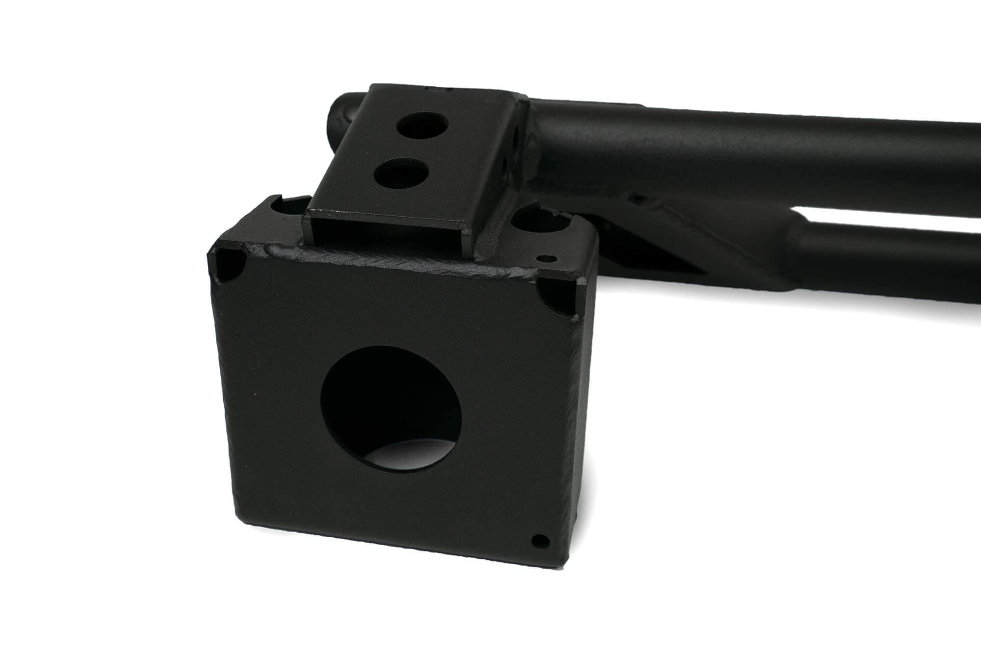 Rock Sliders FS-15 Series for 2021-2024 Ford Bronco | Ladder Design | Protects Frame and Undercarriage | Plated Ends | Black Finish | DV8 Offroad