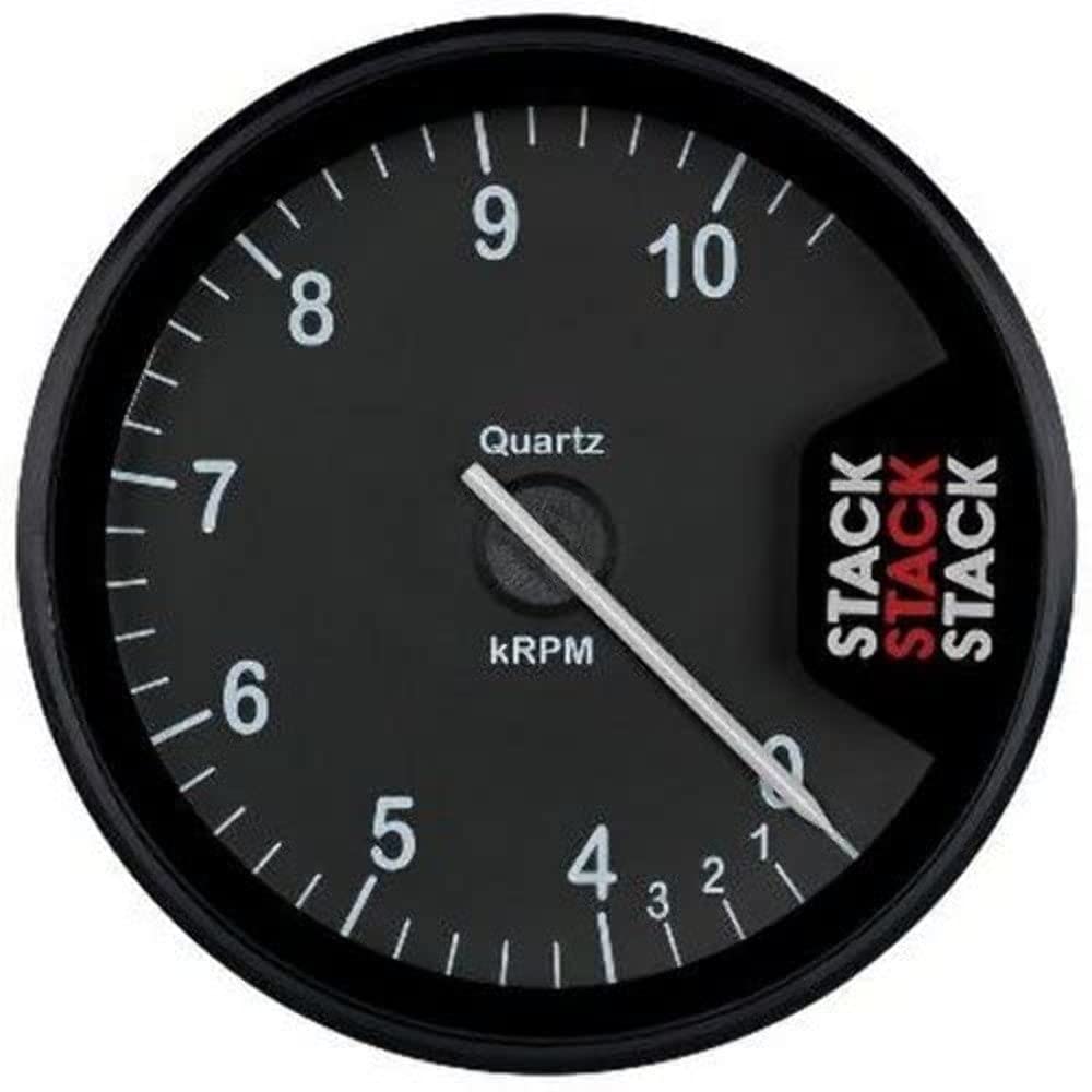 Clubman ST200-010W White 80mm 0-10k RPM Tachometer