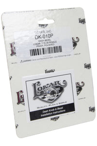Lokar DK-010P Performance Products Dash Bezel - Lokar - 7/16-28 Female - Polished