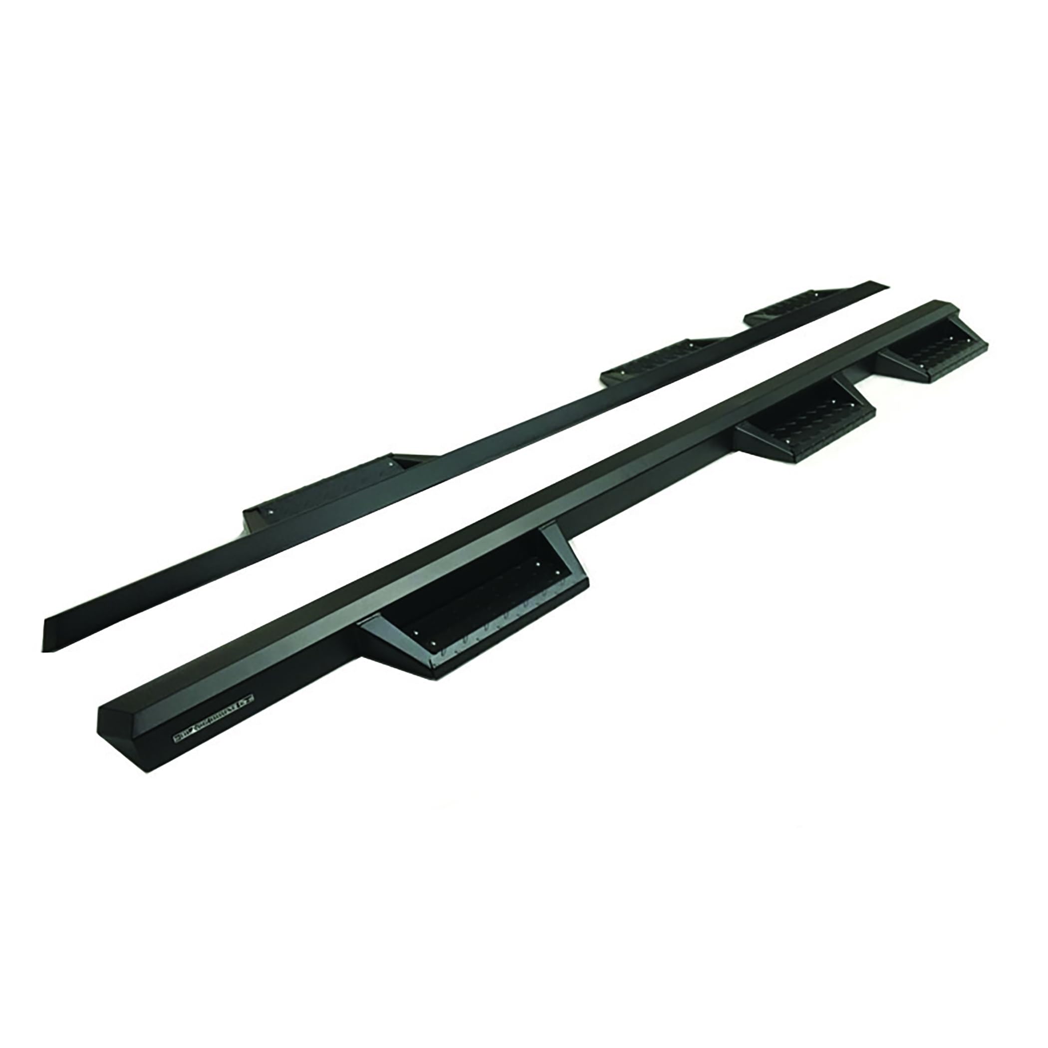Superior Black Horse Side Steps WTW Black Compatible with 2015-2025 Ford F-150 Crew Cab -SUP-FO01-15