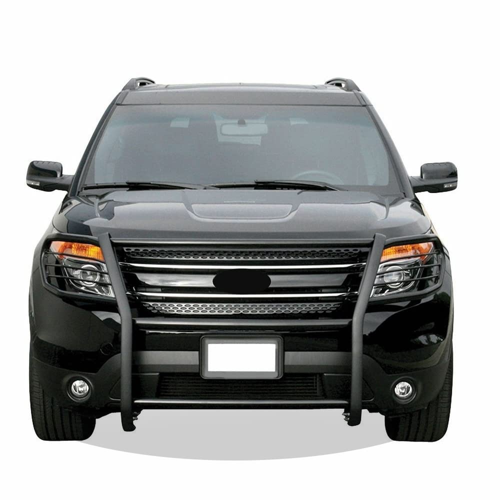 Grille Brush Black Horse Bumper Guard Modular Compatible with 2016-2019 Ford Explorer-17FJ30MA