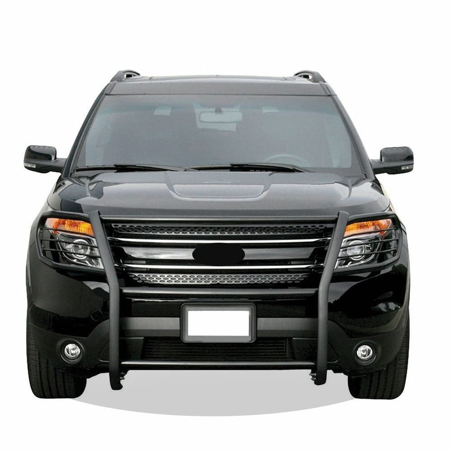 Grille Brush Black Horse Bumper Guard Modular Compatible with 2016-2019 Ford Explorer-17FJ30MA
