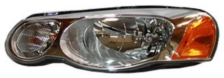Left TYC Headlight Assembly Compatible with 2004-2006 Chrysler Sebring Conv
