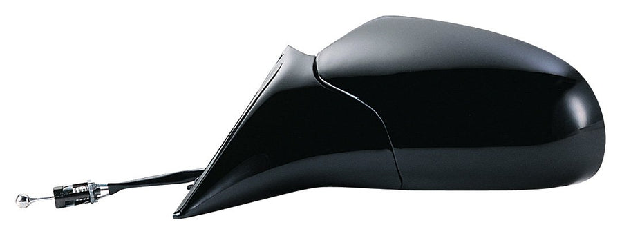 Fit System Driver Side Mirror for Chevy Caprice Sedan, Buick Roadmaster Sedan, Roadmaster Wagon, Black, Foldaway, Manual Remote
