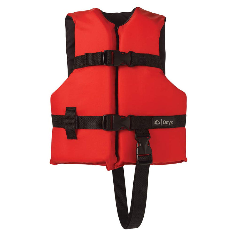 Child Onyx Boating Vest Color: Red/Navy