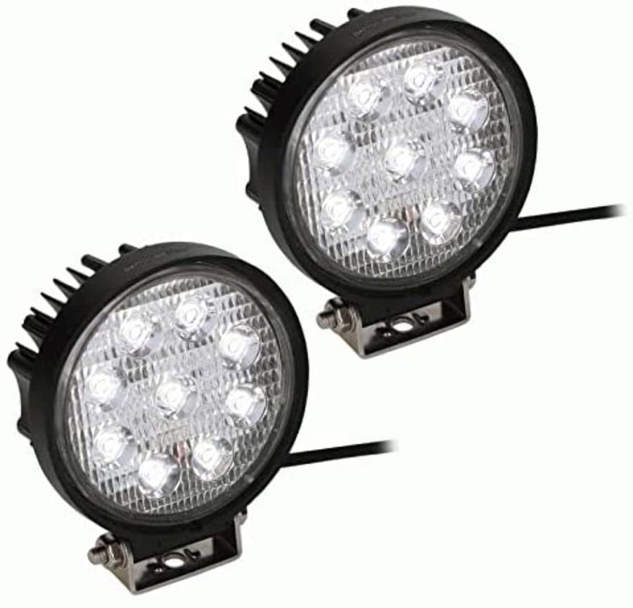Round METRA Driving Lights - 9 LED (DL-DL4R)