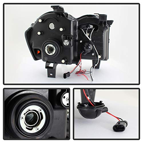 Auto Spyder 5078551 LED Halo Projector Headlights Black/Smoked