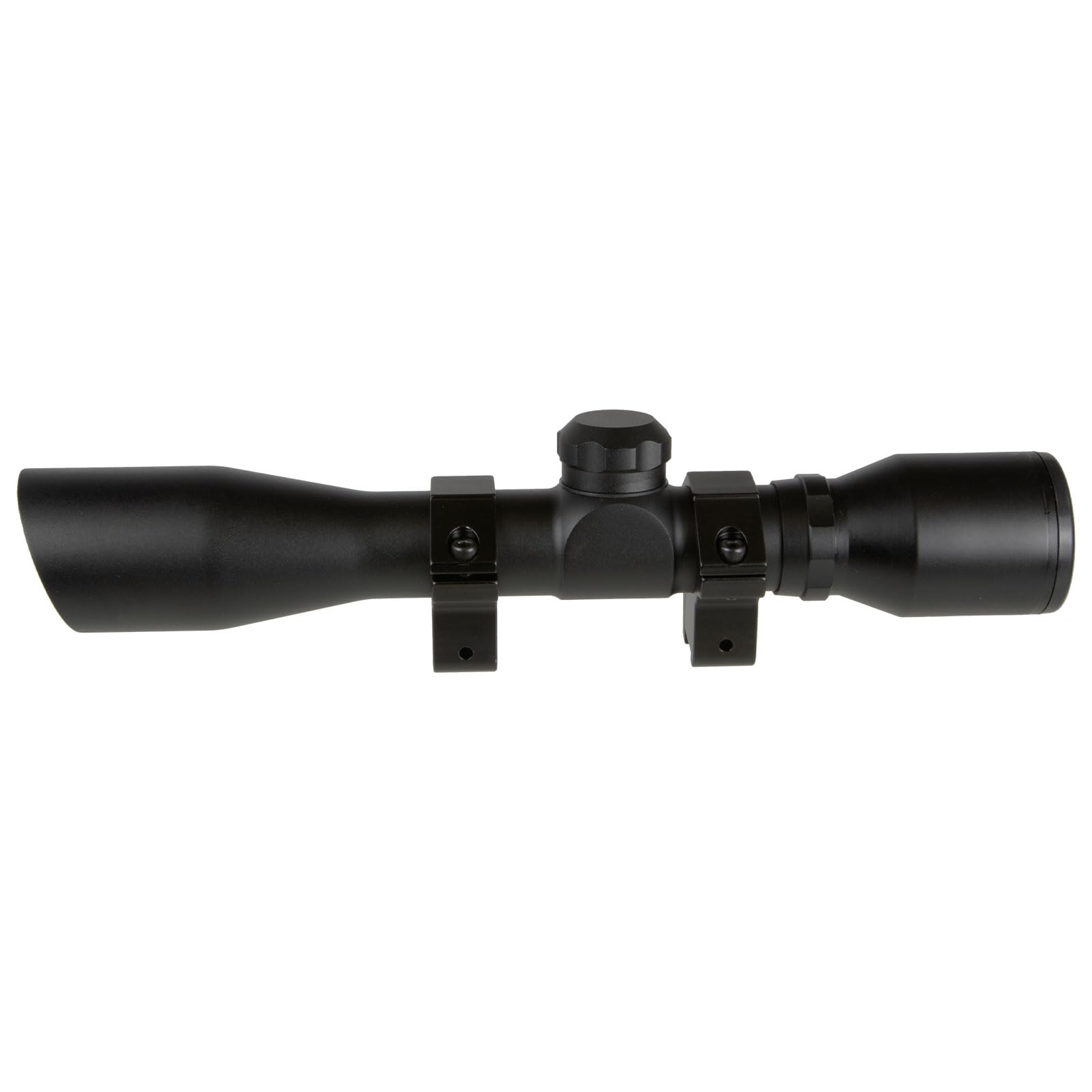4x32MM TRUGLO Compact Tactical Hunting Shooting Durable Waterproof Fogproof Scratch-Resistant Aluminum Tube Duplex Reticle Riflescope with Weaver-Style 3/8 Mount & Lens Covers Included,Black