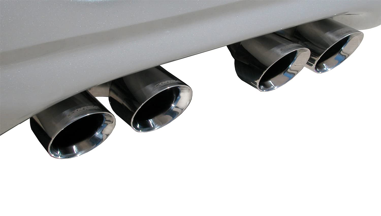 Cat-Back 2.5 IN Twin 3.5 IN Tips (14111CB) Sport Sound Level | 1997-2004 Corvette C5 Polished
