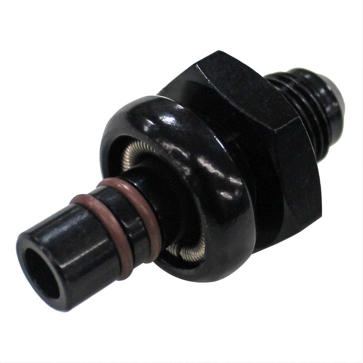 Ford EFI 6an .435 Shank Fitting Black