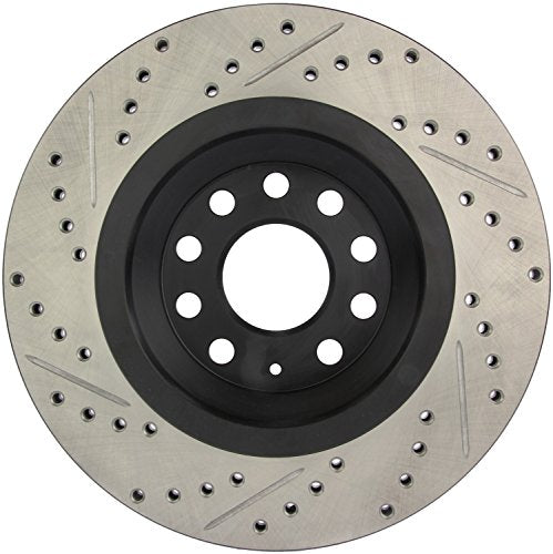 Sport Drilled/Slotted Brake Rotor StopTech 127.33113L (Rear Left), 1 Pack