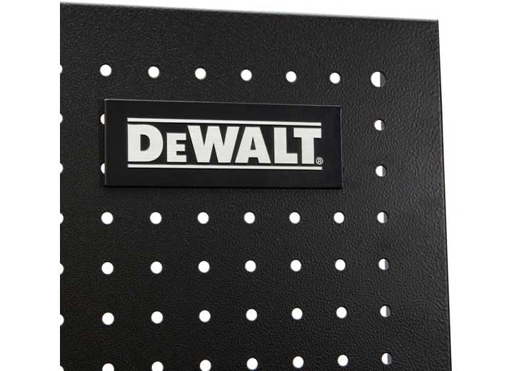 DEWALT 6-foot Pegboard Kit for Garage Storage Rack Shelving, Heavy-Duty Steel, Industrial Powder-Coating, 2.5cm Spacing