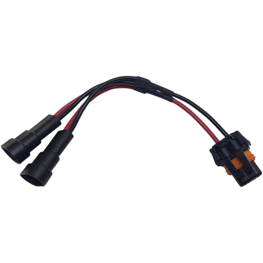 2004 TRIGGER 6"Y Connector Harness 12 Guage, black