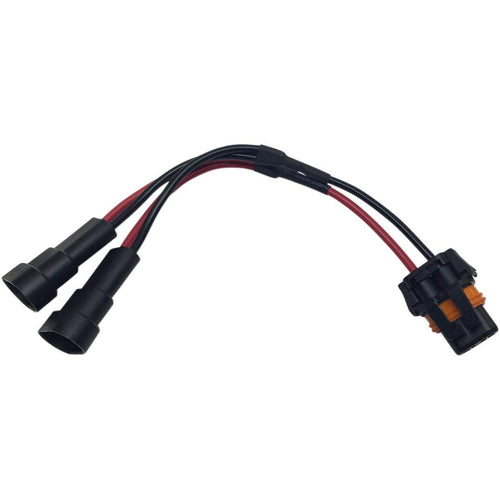2004 TRIGGER 6"Y Connector Harness 12 Guage, black