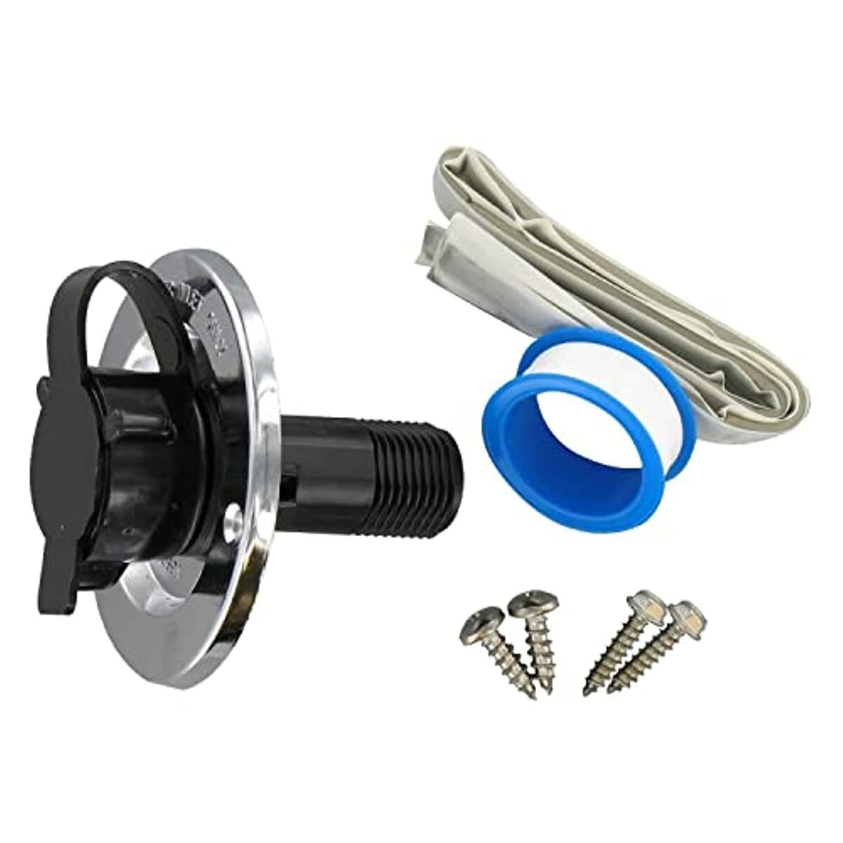 A010165VP Valterra Llc 2 3/4_ Water Inlet Mpt Wh