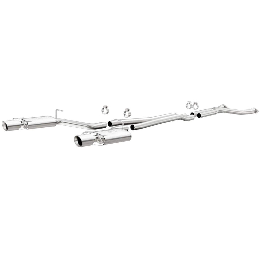 Performance Exhaust MagnaFlow System 16636: Cat-Back, Street Series, Compatible with 2004-2005 Cadillac CTS, Dual Split Rear Exit Style