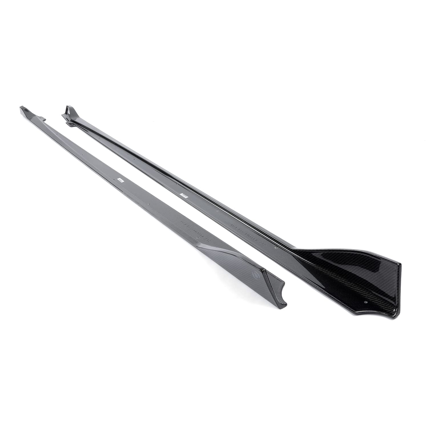 Dinan Side Skirts D980-0036 - Gloss Twill Carbon Fiber - Pair