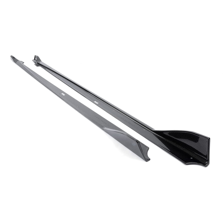 Dinan Side Skirts D980-0036 - Gloss Twill Carbon Fiber - Pair