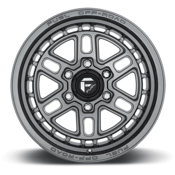D668 FUEL OFF-ROAD NITRO 17X9, 6X5.5, 5.04, 1mm MATTE GUN METAL - D66817908450
