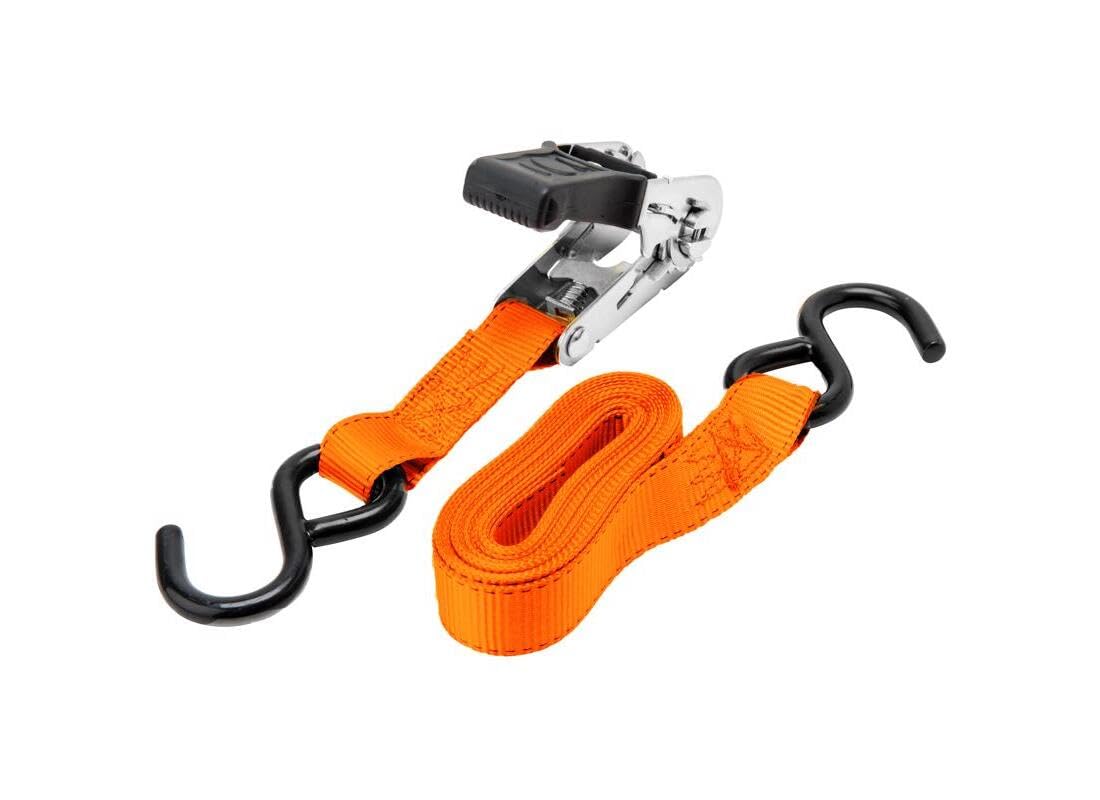 Keeper 13 ft. L W x 1 in. Orange Racheting Tie Down Strap 400 lb. 1 pk
