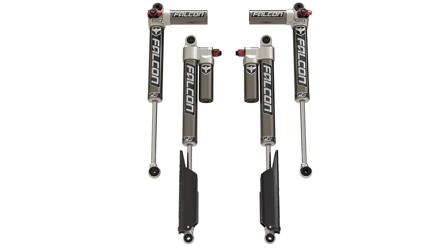 Falcon JT SP2 3.3 Fast Adjust Piggyback Shocks (0-1.5” Lift)