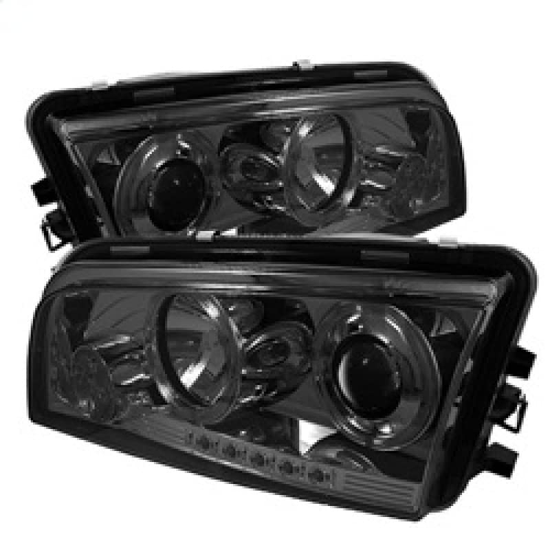 5009753 Spyder Auto LED Halo Projector Headlights Chrome/Smoked