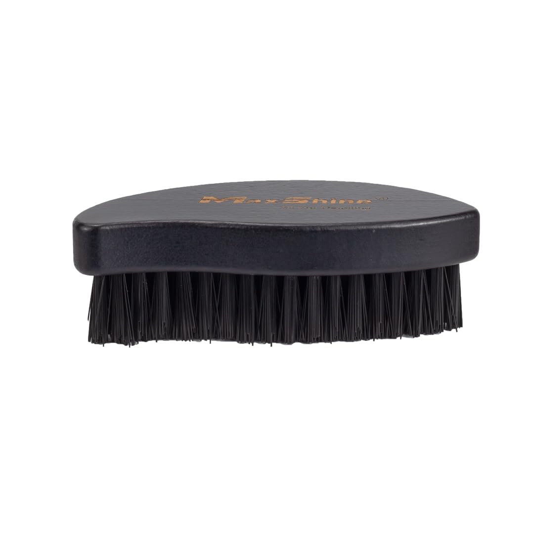 Maxshine Ergonomic Universal Tire Brush with Wood Handle – Professional Detailing Tool for Cleaning Car Tires, Wheels & Rims – Durable Design for Repeated Use & Long-Term Performance