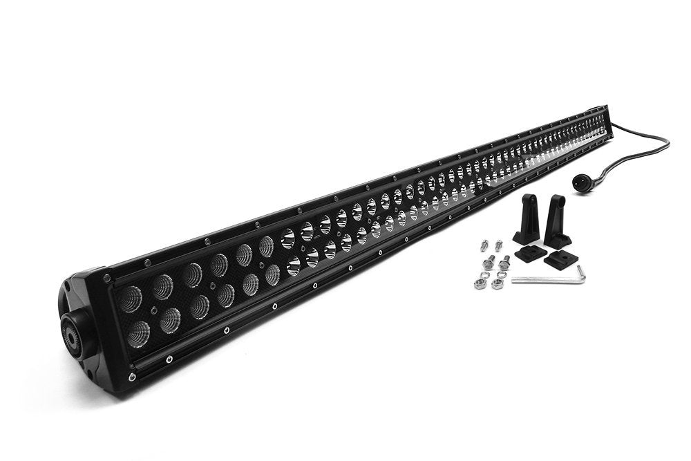 75050 Southern Truck Black 50" LED Light Bar (Face Str, Dbl Row, Combo Flood/Beam 288w/DT Harness 79900/24,000 Lumens)