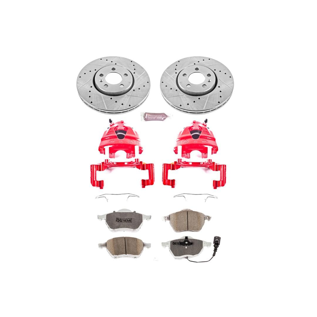 Power Stop Front KC898-26 Z26 Street Warrior Brake Kit Volkswagen For Volkswagen Beetle 1999-2010, Volkswagen Golf 1999-2006, Volkswagen Jetta 1999-2005 [Model Specific]