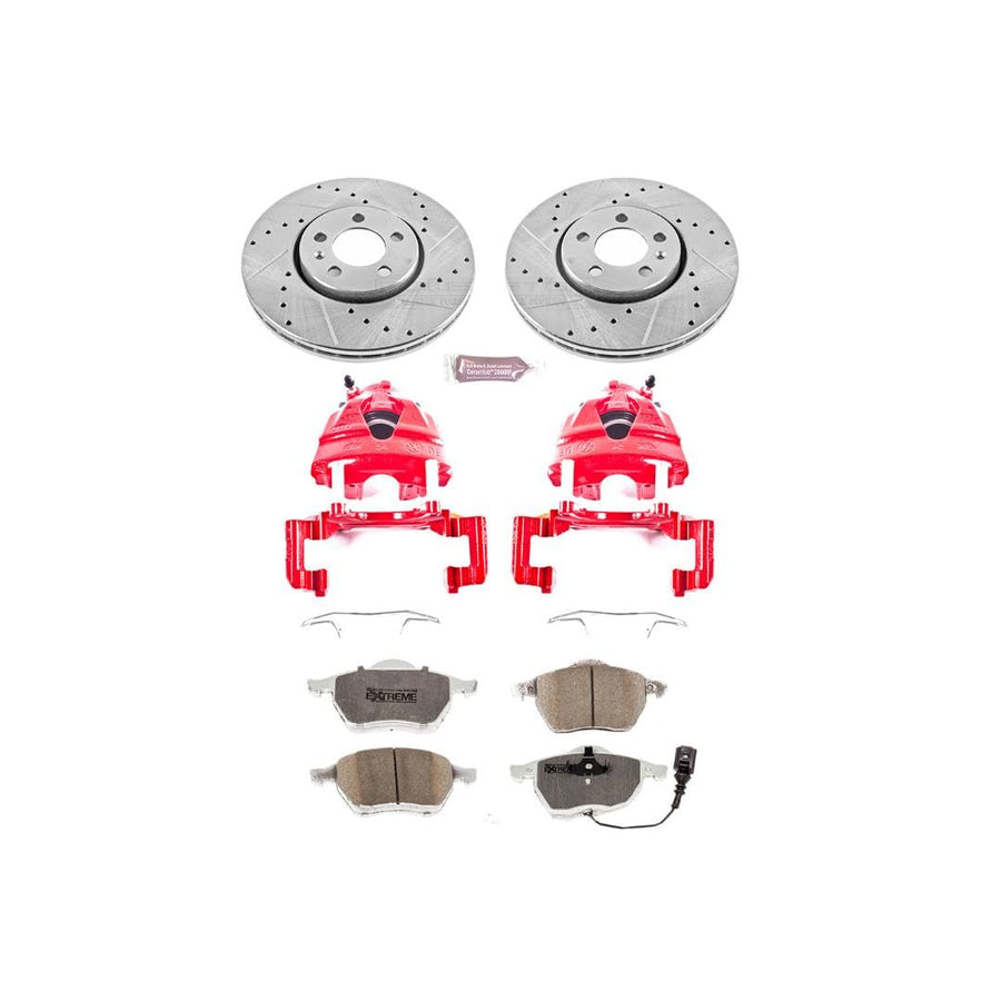 Power Stop Front KC898-26 Z26 Street Warrior Brake Kit Volkswagen For Volkswagen Beetle 1999-2010, Volkswagen Golf 1999-2006, Volkswagen Jetta 1999-2005 [Model Specific]