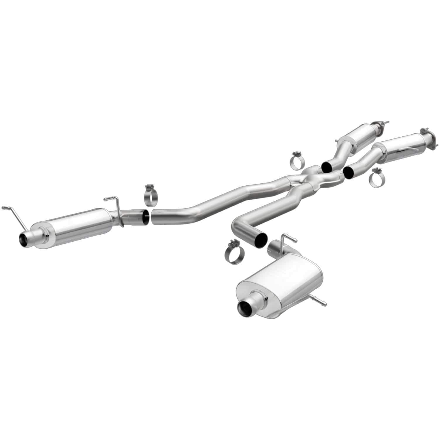 2012-2021 Jeep Grand Cherokee MagnaFlow Street Series Cat-Back Performance Exhaust System, V8 6.2L, V8 6.4L