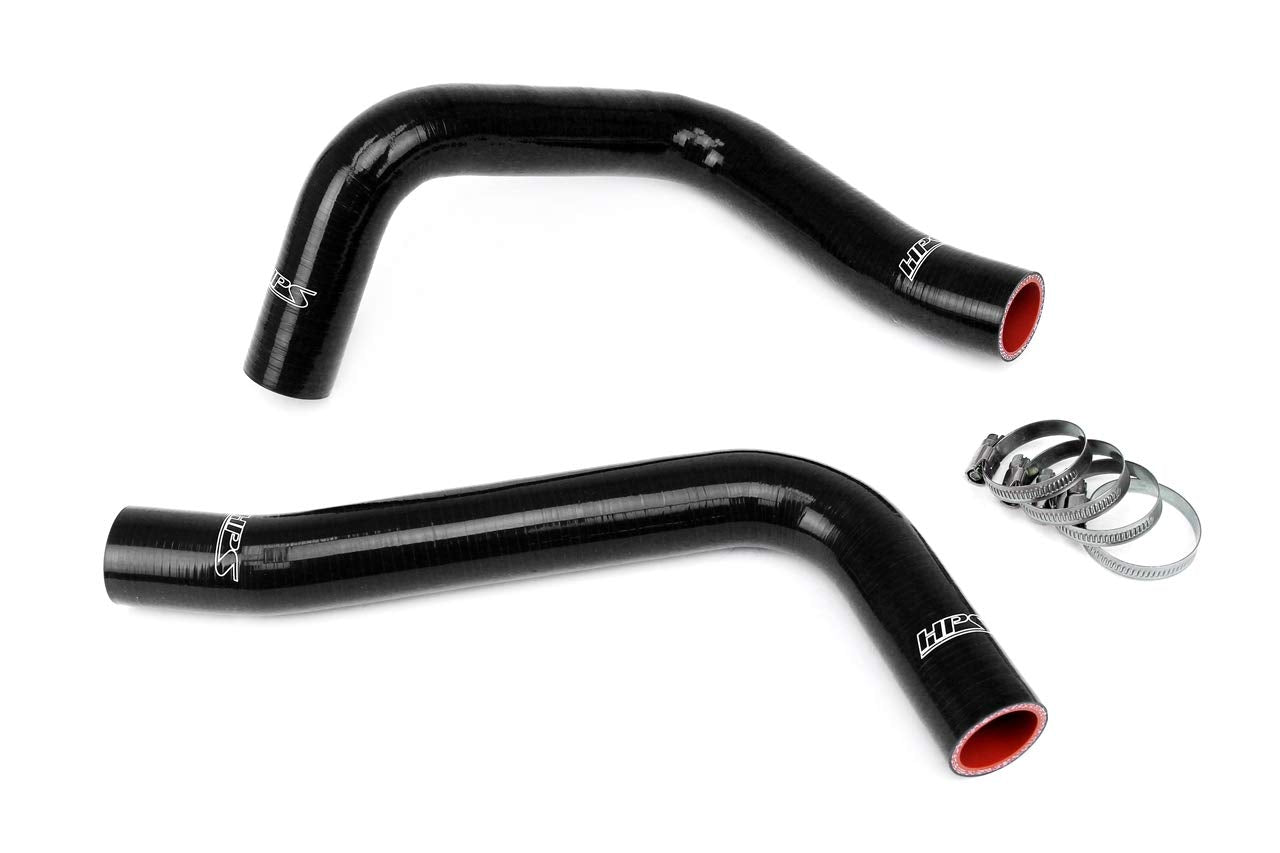 3-ply HPS Black Reinforced Silicone Radiator Coolant Hose Kit 57-2056-BLK