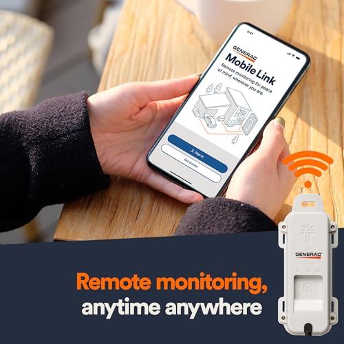 Generac 7009 Propane Tank Fuel Level Monitor LTE - Real-Time Gauge, Mobile Link Integration - Avoid Run-Outs - Compatible with Generac Generators - Reliable 4G LTE Coverage