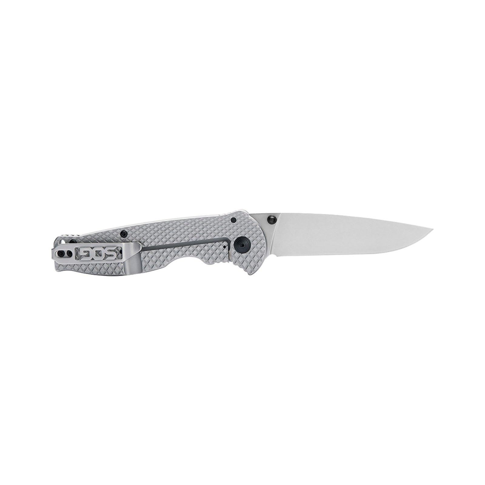 SOG Folding Knife Flash FL | Daily-Carry Reversible Pocket Clip and Frame Lock, Quick Opening, Stainless Steel Handle