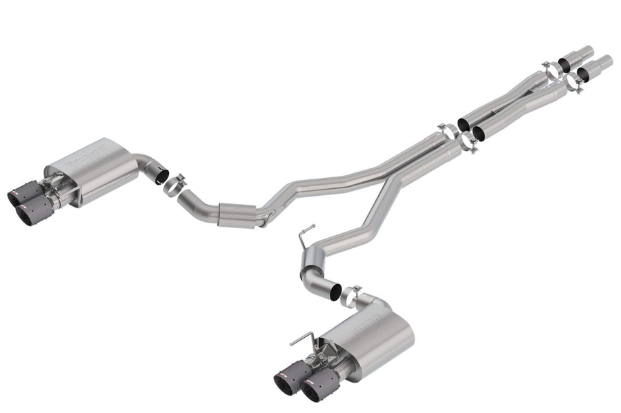 S-Type BORLA Axle-Back Exhaust System 140742CFBA