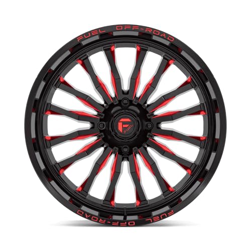 UTV Fuel D822 24X7 4X137 G-BLK MILL-RED 13MM - D8222470A644