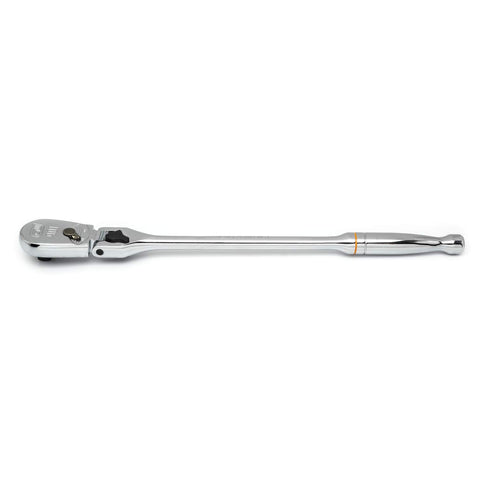 GEARWRENCH 1/2" Drive Locking Flex Head 90 Tooth Teardrop Ratchet 17" - 81362T, Multi, One Size