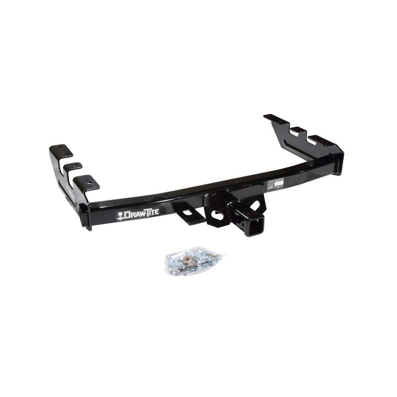 Class 4 Draw-Tite Trailer Hitch, 2 Inch Square Receiver, Compatible with Chevrolet Silverado and GMC Sierra Selected Models (Please Verify Vehicle Application)