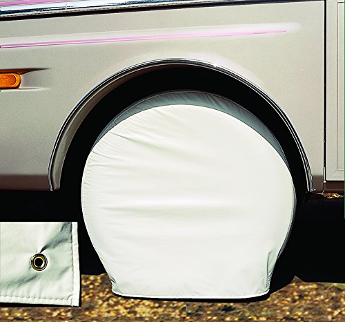 ADCO Ultra Tyre Gard 3949 Wheel Cover, White, 40" - 42"