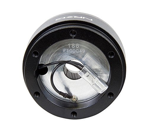 NRG Innovations Wheel NRG-SRK-186H Quick Release Short Hub Adapter 6 X 70mm Bolt Pattern, Retain Horn & Turn Signals, Black Body